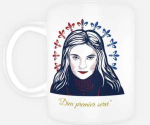 Mug Jeanne « Dieu premier servi »
