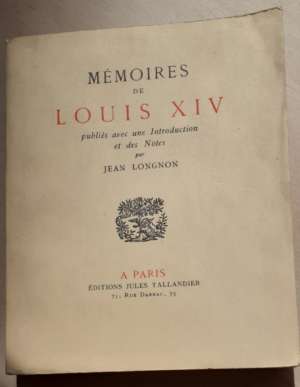 Mémoires de Louis XIV