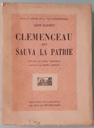 Clemenceau qui sauva la patrie, de Léon Daudet