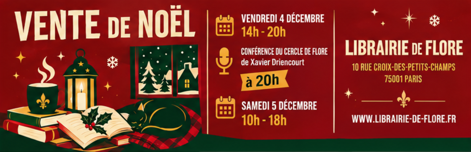 vente de noel librairie de flore